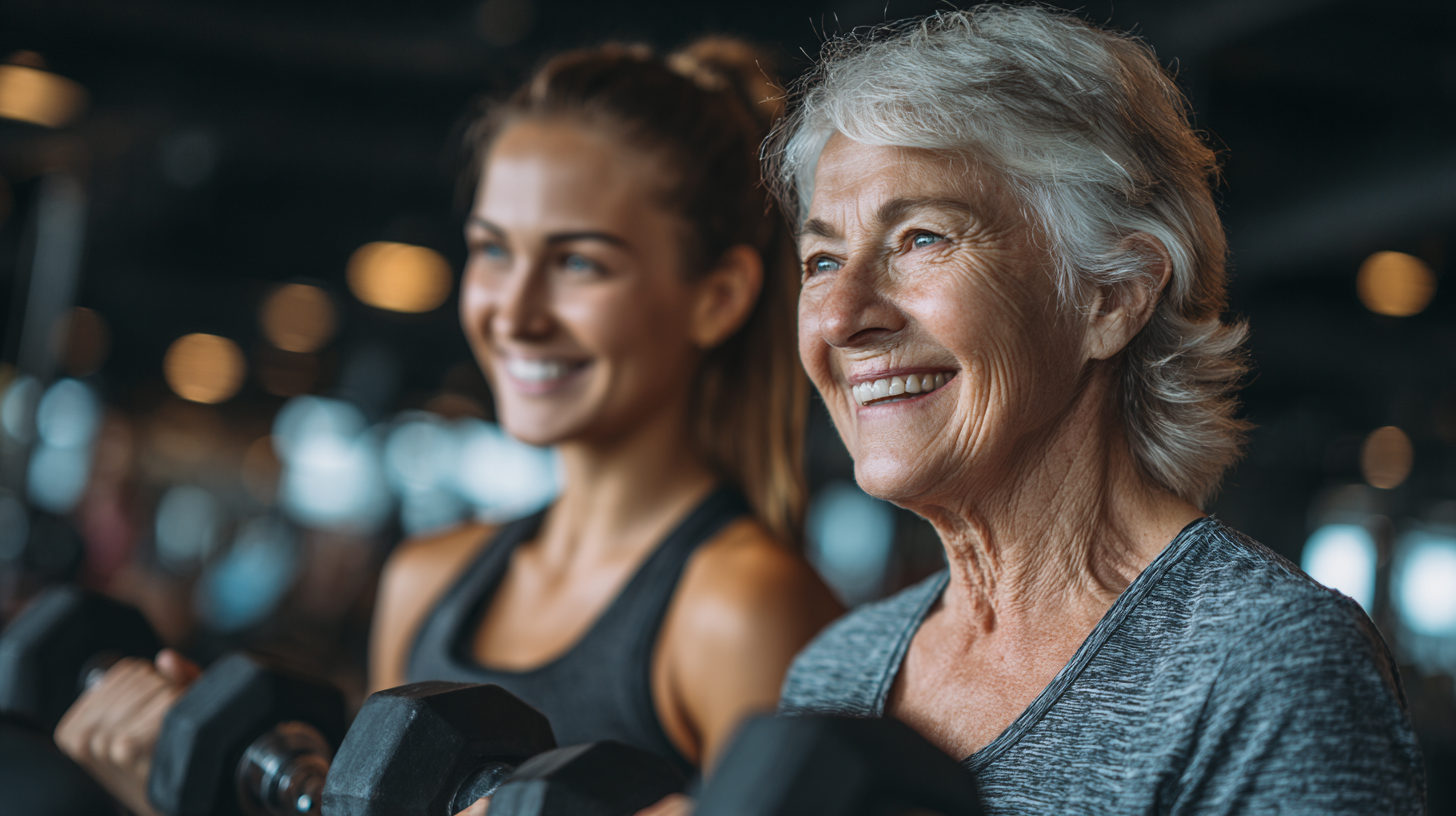Familie activă făcând exerciții în natură